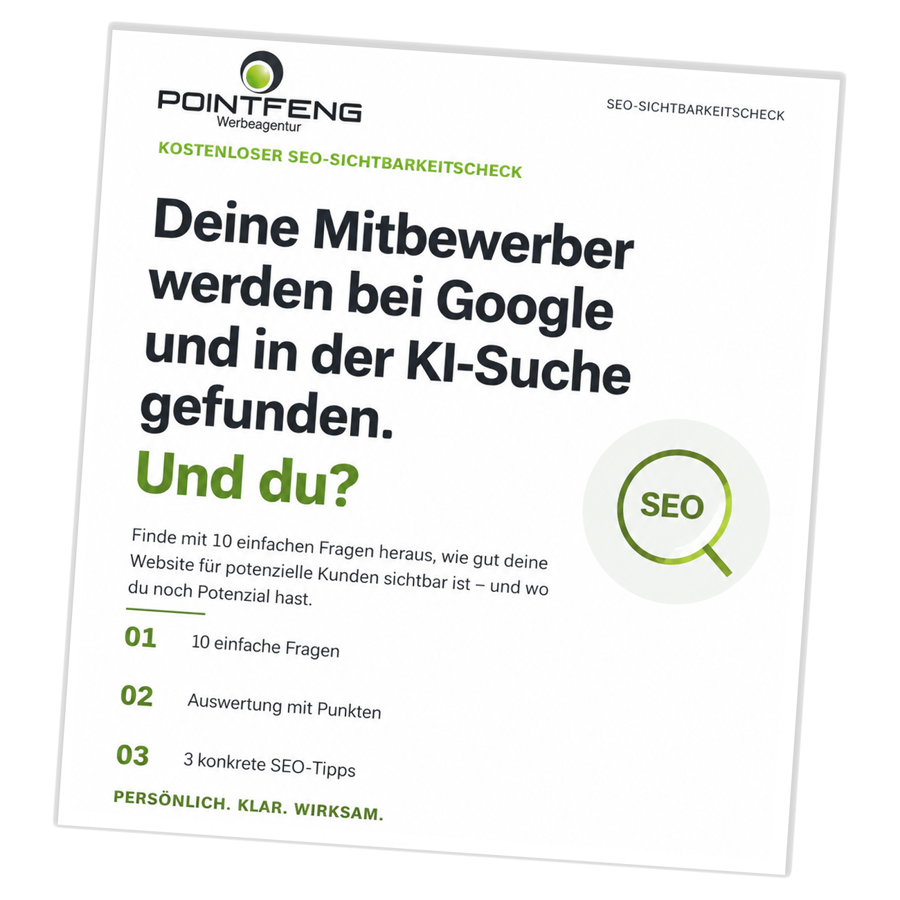 SEO Optimierung - Sichtbarkeitscheck kostenlos downloaden