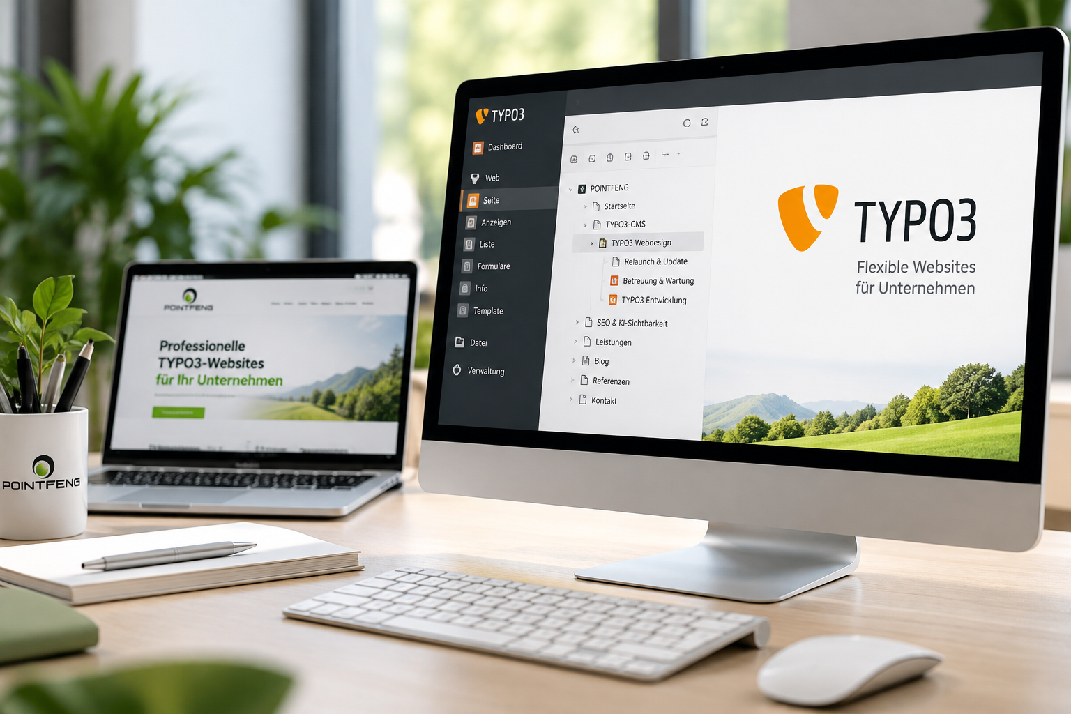 TYPO3-Webdesign mit Erfahrung und persönlicher Betreuung